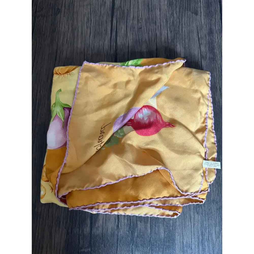Chopard Silk Scarf Botanical Print Square
